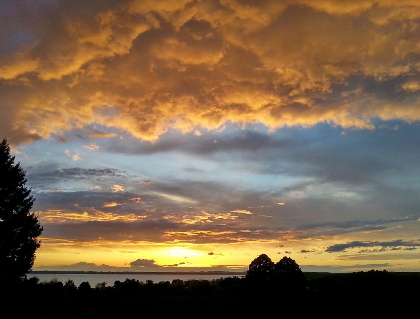 Abendhimmel Chiemsee